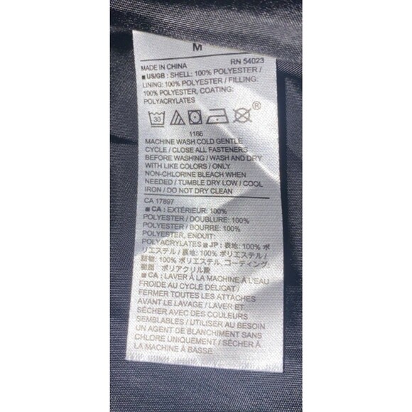 Banana Republic Black Diamond Quilted Puffer Bomber Jacket Men’s M - Picture 9 of 12